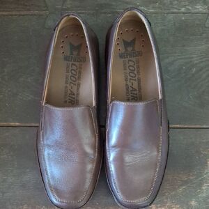 Mephisto Brown Leather Men's Loafer_1
